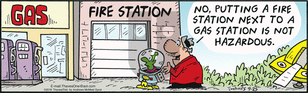 Frank and Ernest on Wednesday September 25, 2019 Comic Strip