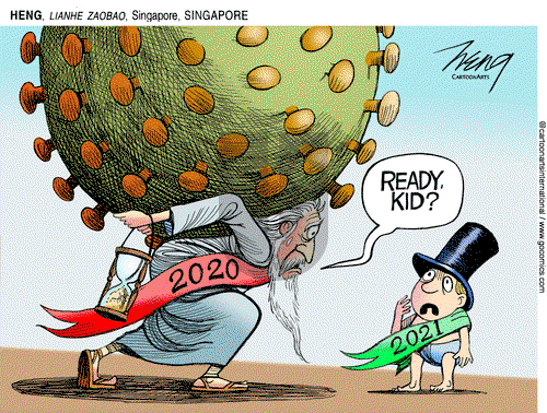 ViewsAsia on Monday January 4, 2021 Comic Strip