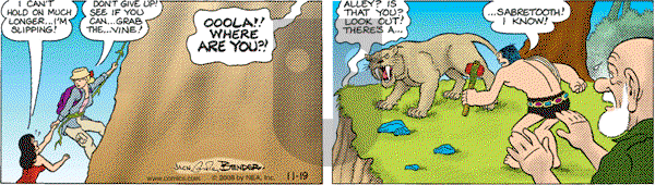 Alley Oop on Wednesday November 19, 2008 Comic Strip