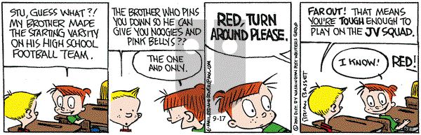 Red and Rover on Monday September 17, 2001 Comic Strip
