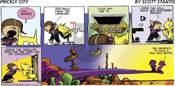 Prickly City on Wednesday November 9, 2005 Comic Strip