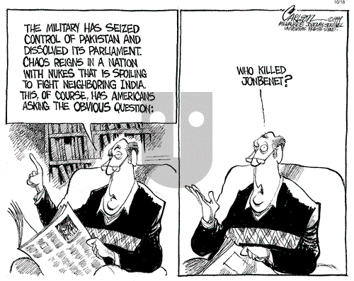 Stuart Carlson on Monday October 18, 1999 Comic Strip