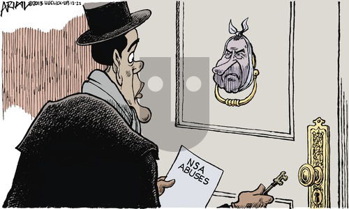 Robert Ariail on Sunday December 22, 2013 Comic Strip