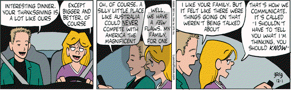Luann on Tuesday December 1, 2009 Comic Strip