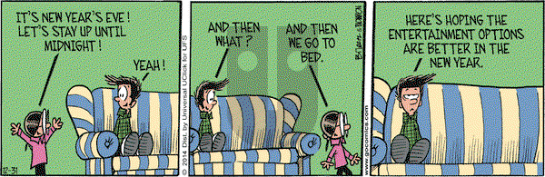 Grand Avenue on Wednesday December 31, 2014 Comic Strip