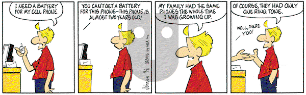 Arlo and Janis on Saturday November 11, 2006 Comic Strip