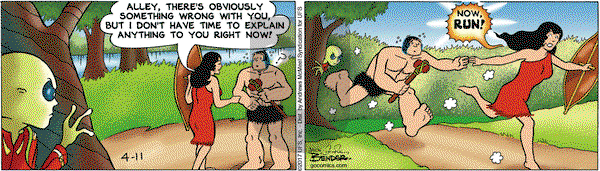 Alley Oop on Tuesday April 11, 2017 Comic Strip