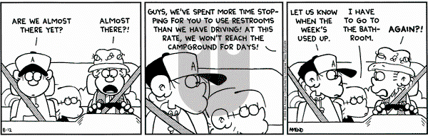 FoxTrot - Monday August 12, 2002 Comic Strip