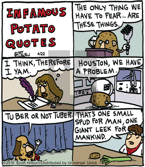 The Argyle Sweater on Friday April 22, 2016 Comic Strip