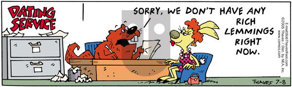 Frank and Ernest - Friday July 8, 2005 Comic Strip