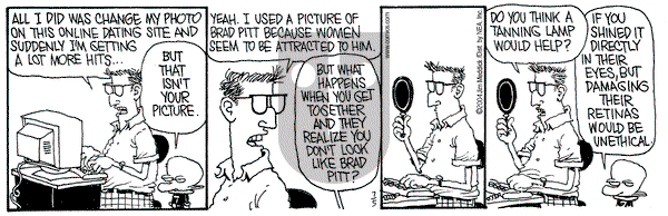 Monty on Monday July 5, 2004 Comic Strip