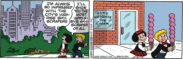 Nancy on Monday January 10, 2011 Comic Strip