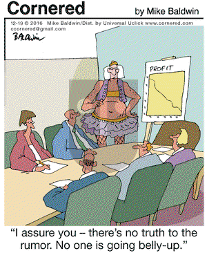 Cornered on Monday December 19, 2016 Comic Strip
