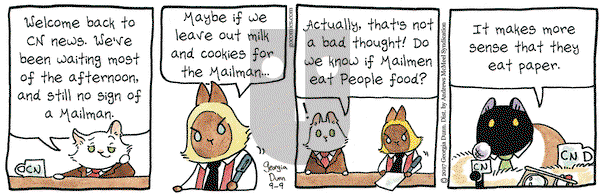 Breaking Cat News - Saturday September 9, 2017 Comic Strip