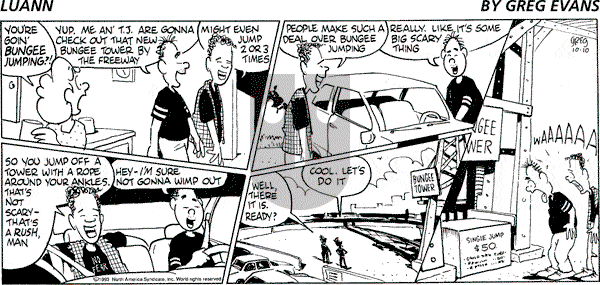 Luann on Monday July 18, 1994 Comic Strip