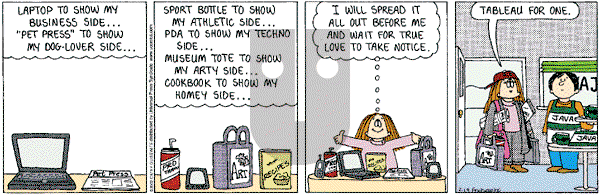 Cathy Classics - Tuesday February 19, 2002 Comic Strip