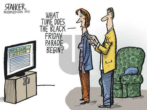 Jeff Stahler on Tuesday November 19, 2013 Comic Strip