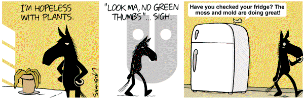 Dark Side of the Horse on Sunday October 30, 2011 Comic Strip