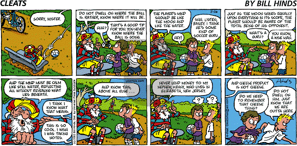 Cleats - Sunday May 26, 2002 Comic Strip