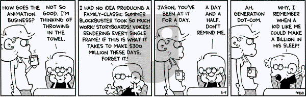 FoxTrot on Saturday August 9, 2003 Comic Strip