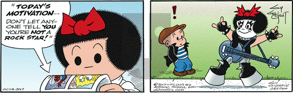 Nancy - Monday October 9, 2017 Comic Strip