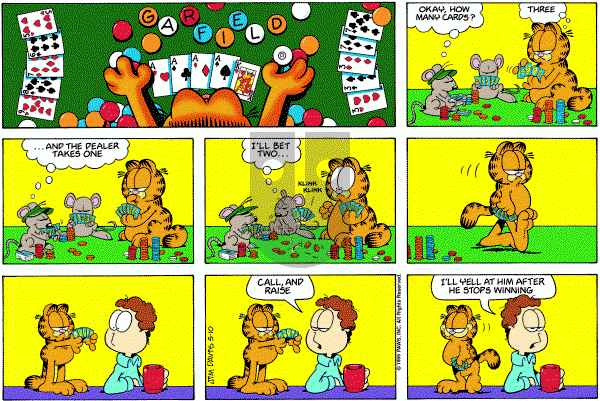 Garfield - Sunday May 10, 1998 Comic Strip