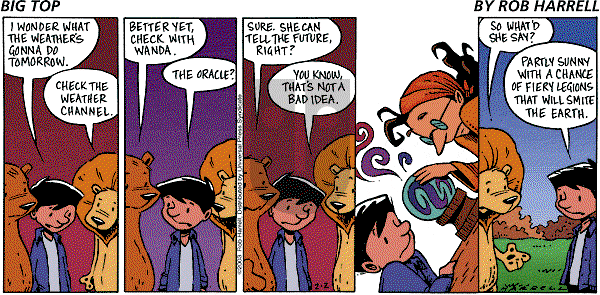 Big Top on Sunday February 2, 2003 Comic Strip