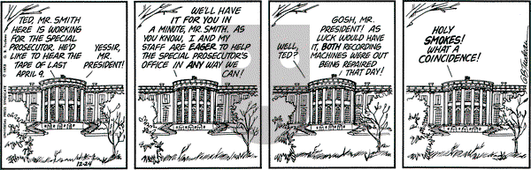 Doonesbury on Monday December 24, 1973 Comic Strip