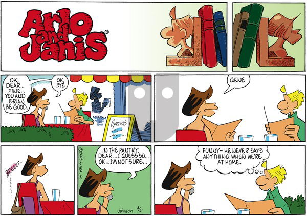 Arlo and Janis on Sunday August 21, 2005 Comic Strip