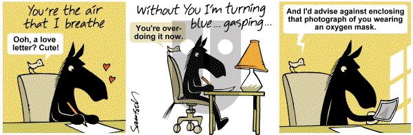 Dark Side of the Horse on Saturday April 21, 2012 Comic Strip