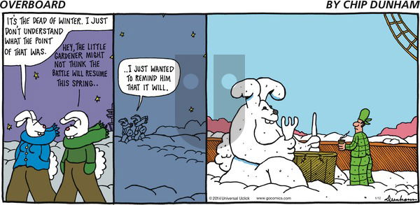 Overboard on Sunday January 12, 2014 Comic Strip
