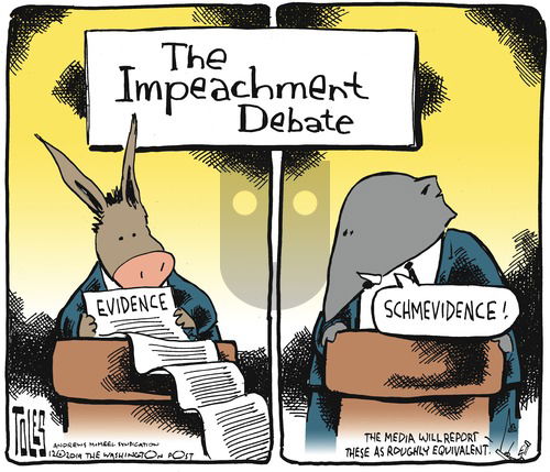 Tom Toles on Sunday December 1, 2019 Comic Strip