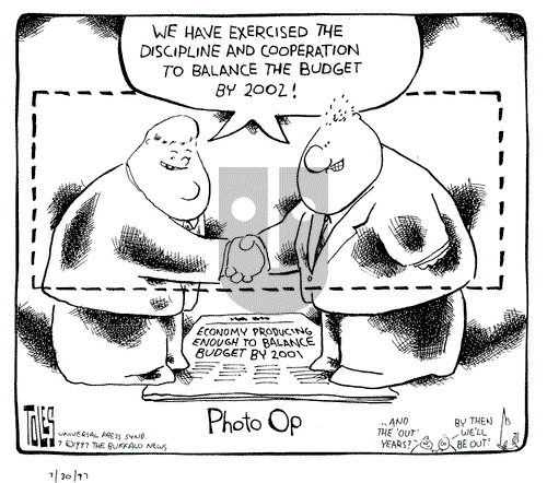 Tom Toles on Wednesday July 30, 1997 Comic Strip