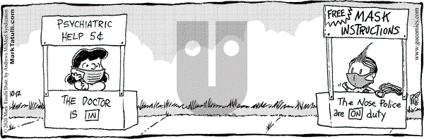 Lio on Monday October 12, 2020 Comic Strip