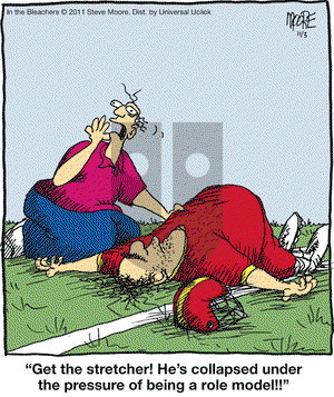 In the Bleachers on Thursday November 3, 2011 Comic Strip