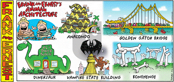 Frank and Ernest on Sunday July 1, 2007 Comic Strip