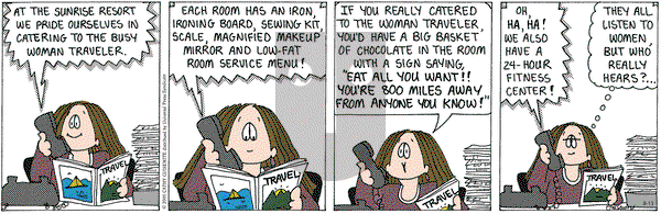 Cathy Classics on Saturday August 13, 2005 Comic Strip