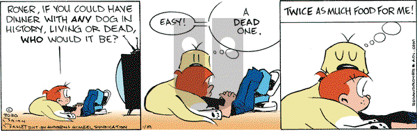 Red and Rover - Wednesday January 29, 2020 Comic Strip