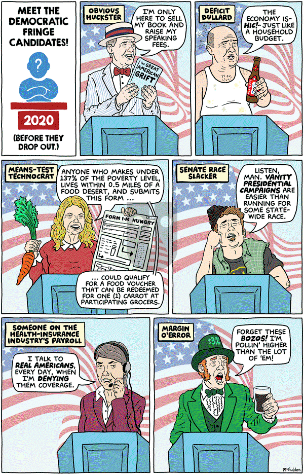 Brian McFadden - Monday August 5, 2019 Comic Strip