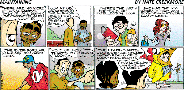 Maintaining on Sunday May 25, 2008 Comic Strip