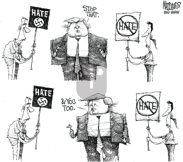 Matt Davies on Monday August 14, 2017 Comic Strip