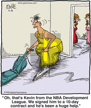 In the Bleachers - Wednesday April 8, 2009 Comic Strip