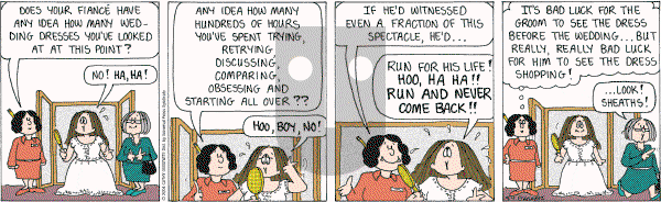 Cathy Classics - Saturday September 4, 2004 Comic Strip
