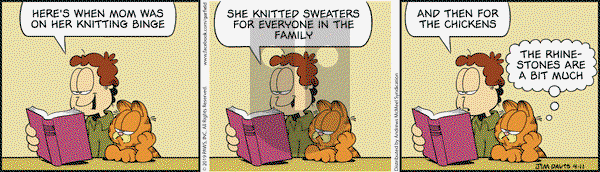 Garfield on Thursday April 11, 2019 Comic Strip