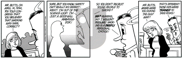 Doonesbury on Friday July 8, 1994 Comic Strip