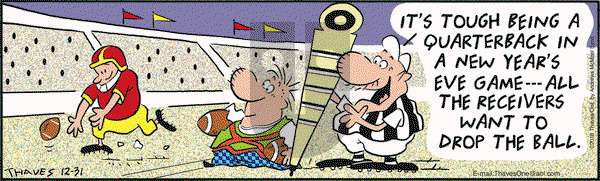 Frank and Ernest on Monday December 31, 2018 Comic Strip