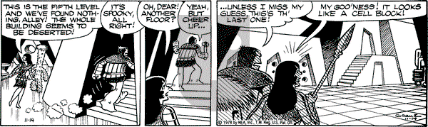 Alley Oop on Tuesday November 14, 1978 Comic Strip