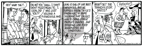 Monty on Tuesday May 10, 2005 Comic Strip