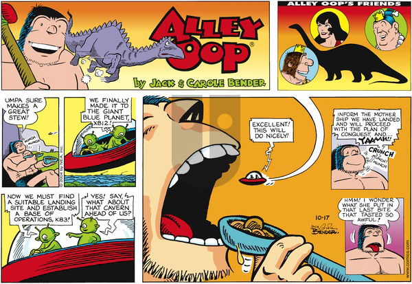 Alley Oop on Sunday October 17, 2004 Comic Strip