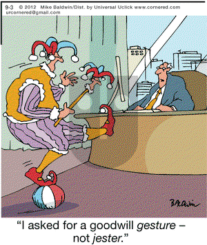 Cornered on Monday September 3, 2012 Comic Strip